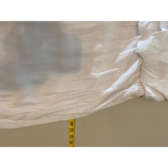 iZ Byer White Maxi Dress With Ruffle Front Straps XL - Picture 13 of 14